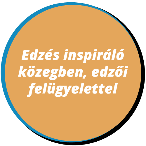 Edzés inspiráló közegben, edzői felügyelettel
